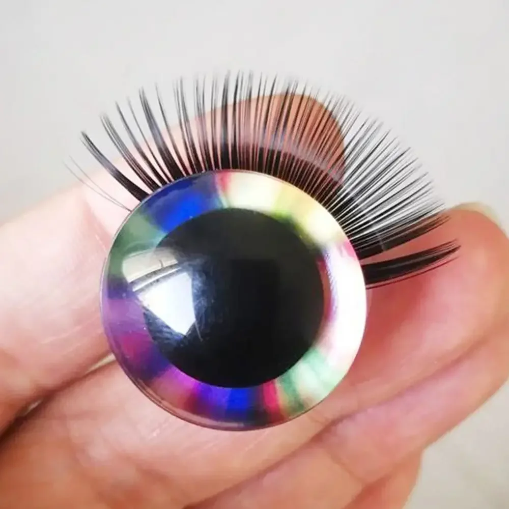 Nuovo 1 paio Ciglia Finte 9-30mm Bambole FAI DA TE Ciglia Fatte A Mano Fare Riparazione Occhio Cambia Per Blythe