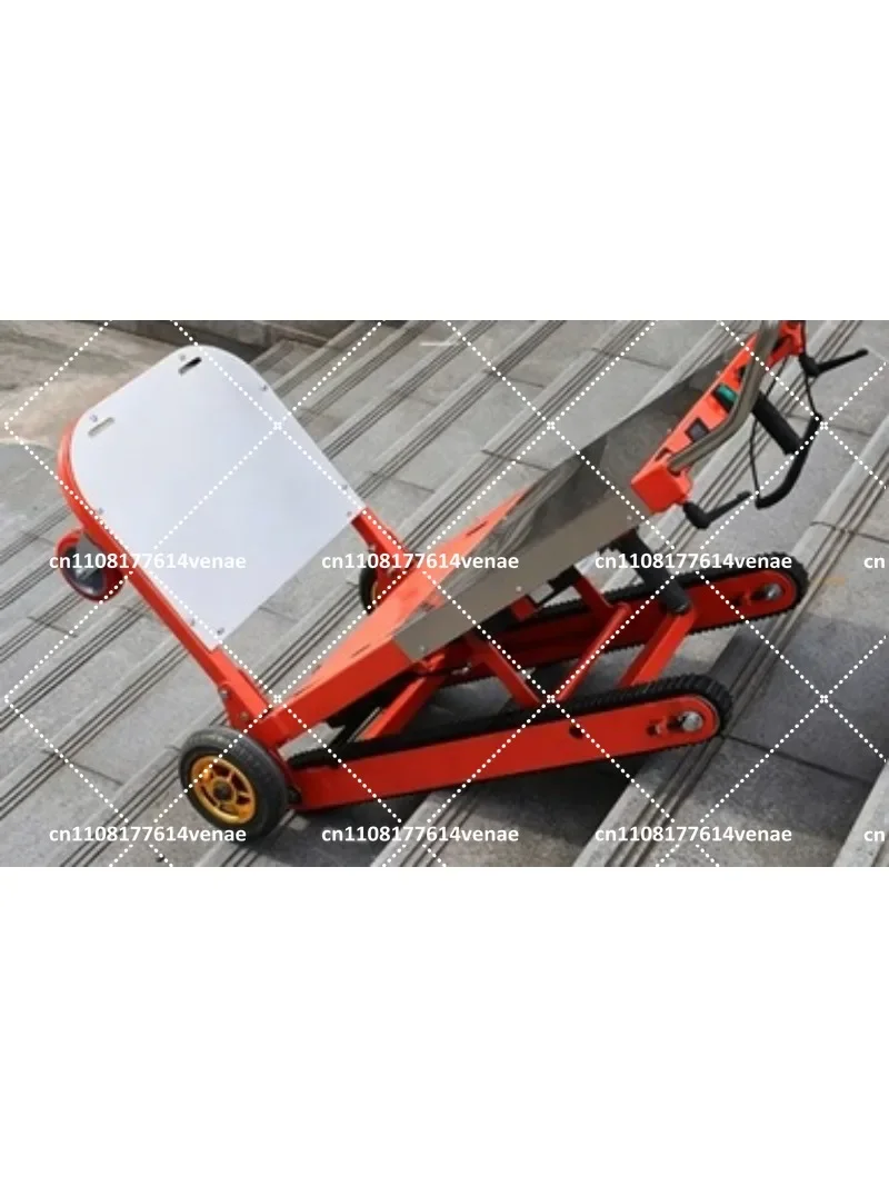 Silent Electric Stair Climbing Hand Truck 300kg Capacity Crawler-Type Folding Cargo Cart for up And down Stairs