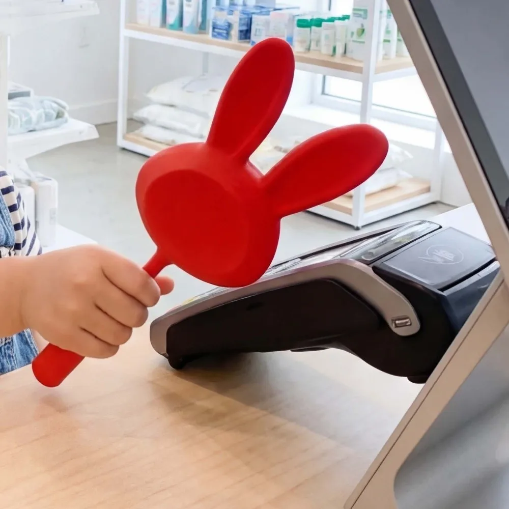 

Creative 3D Printed Wand Tap To Pay Portable Detachable Rabbit Magic Wand Holder Candy Color Rainbow Color