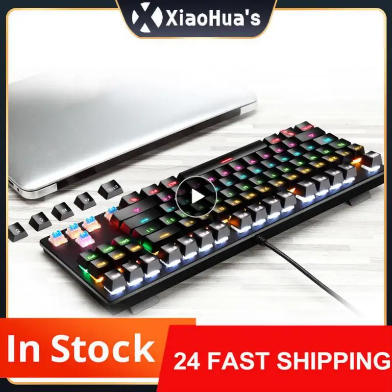 

Anne 2 60% 61 Keys Portable Mini Wireless 5.0 Mechanical Keyboard Office Gaming Keyboard Type-C Detachable Cable