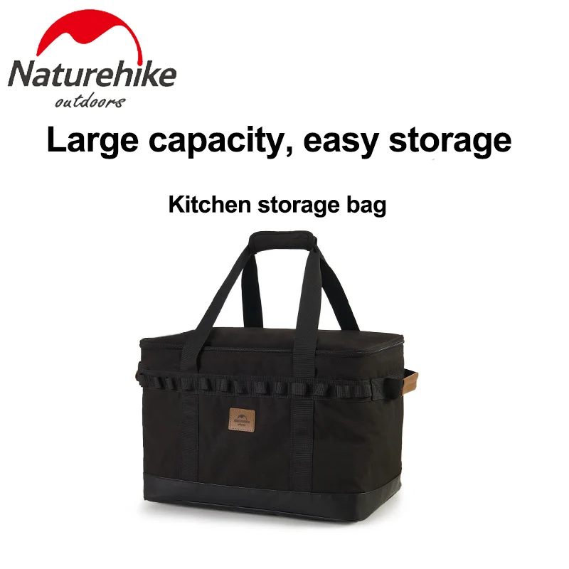 Naturehike Camping Storage Bag Outdoor Kitchenware Storage Box Big Capacity Waterproof Wear-resistant Portable Storage Suitcase