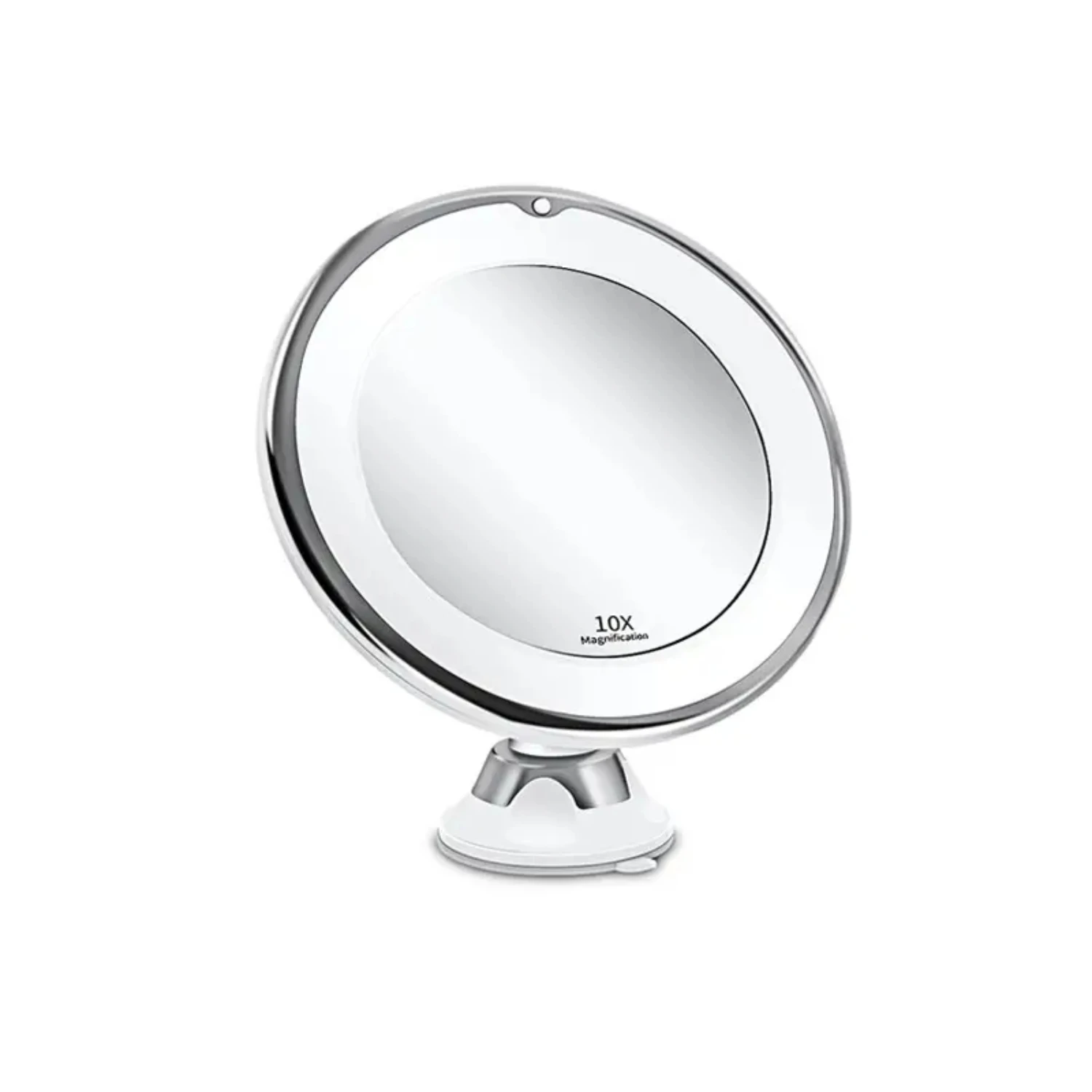 360 Degree Rotation 10x Magnifying Makeup Mirror With Lights and 3 Color Lighting Intelligent Switch, Perfect for Daily Beauty R