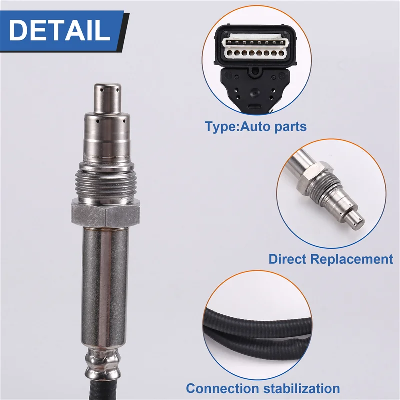 

Probe Truck Nitrogen Oxygen Sensor For Cummins BMW Scania Volvo DAF MAN VW Nox Sensor Probe