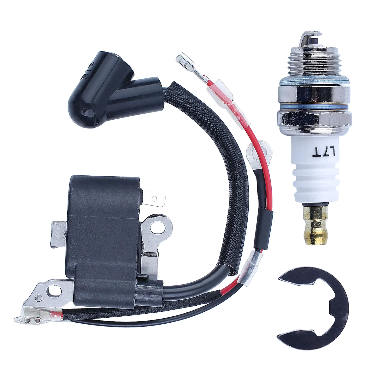 Spark Plug สำหรับ Husqvarna 235 136 137 141 23 26 36 41 W E-แหวนอะไหล่เลื่อยอะไหล่