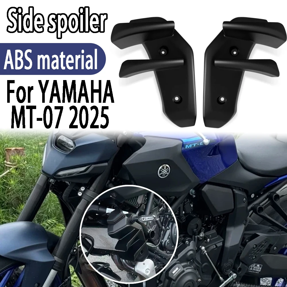 

For YAMAHA MT07 mt07 2025 MT-07 2025 Motorcycle new accessory side spoiler aerodynamic wing side spoiler kit