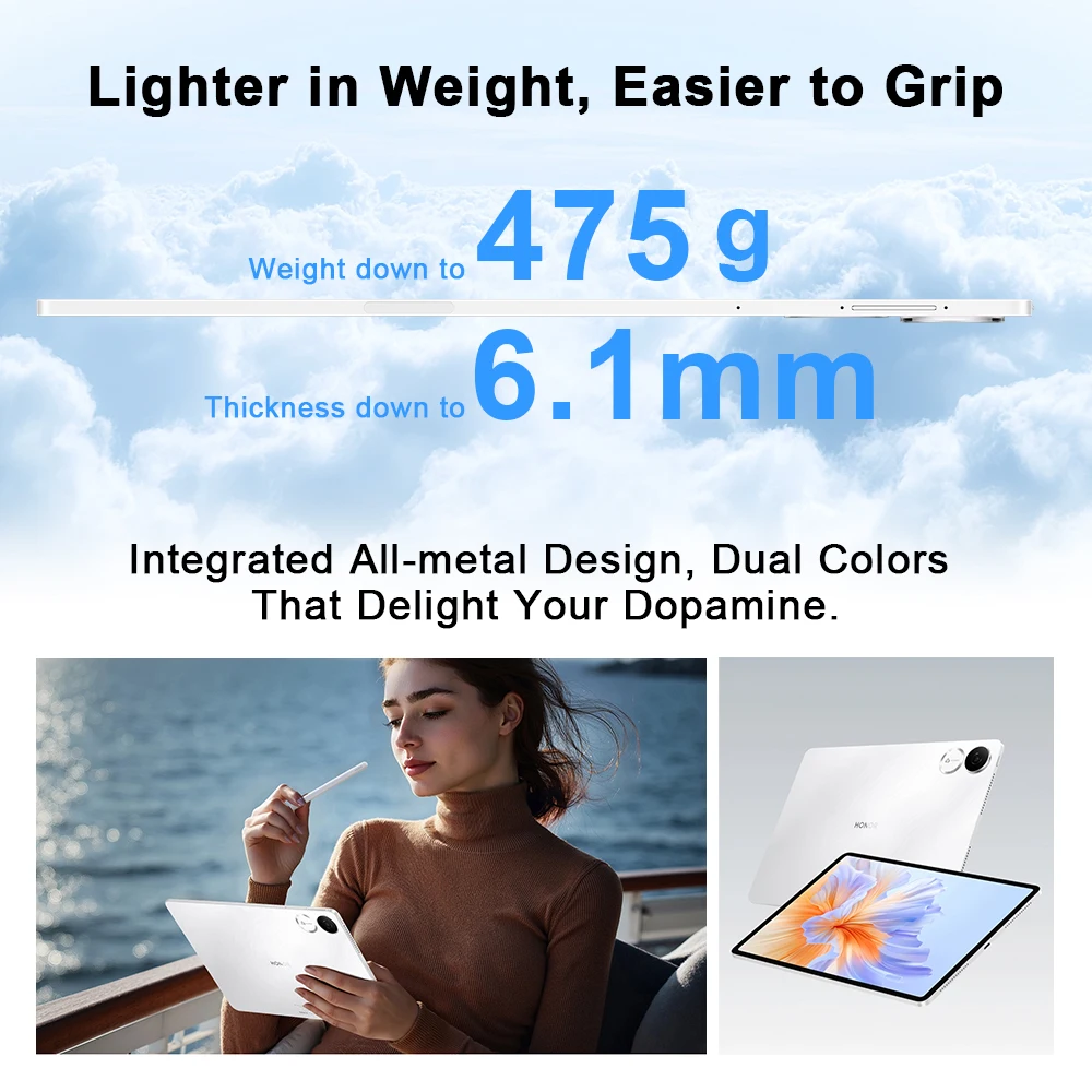 HONOR Pad V9 Global Version 11.5 Inch 2.8K 144Hz Eye Comfort Display Dimensity 8350 Elite 10100mAh 66W Fast Charge Tablet PC