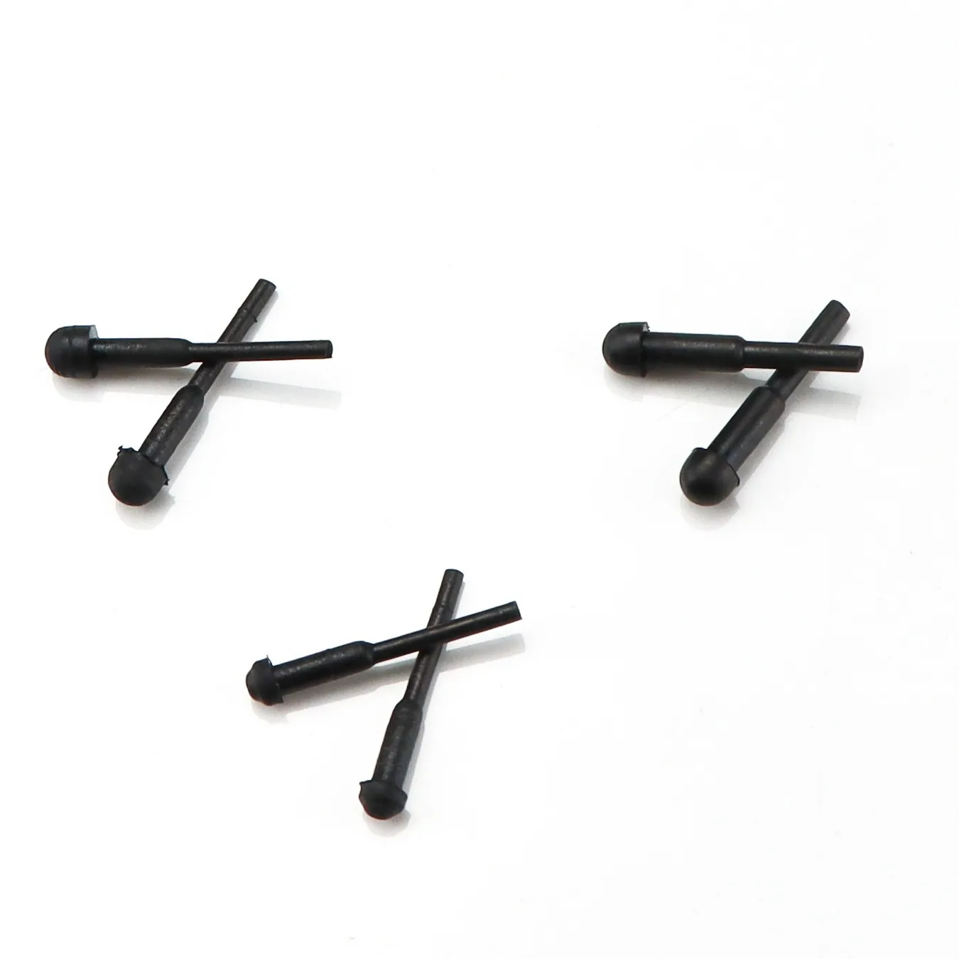 

HONGZHAN 100/500/1000pcs 3 Sizes Salon Hairdressing Scissors Bumper Rubber Shockproof Buffer Replacement Parts for Stylist(0523)