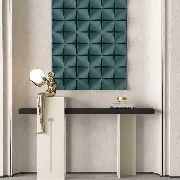 Italian minimalist entrance table Modern minimalist light luxury entrance hall decorative cabinet