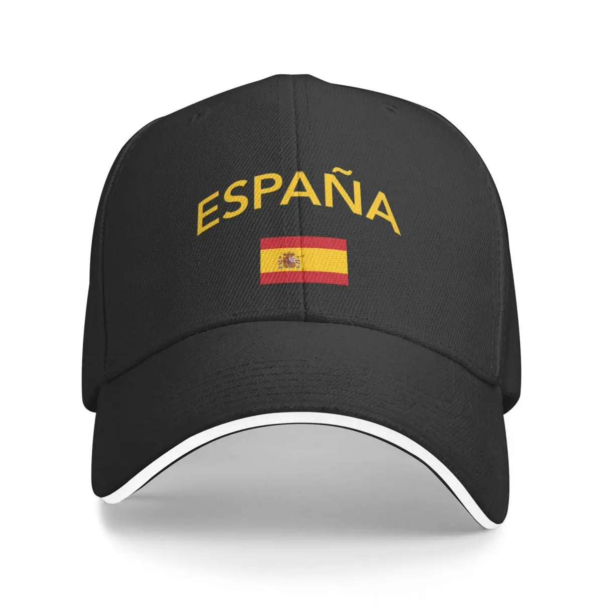 Fashion ESPANA Flag Spain High Qualiy Baseball Cap Unisex Four Seasons Male Snapback Caps Casual Sunscreen Hats