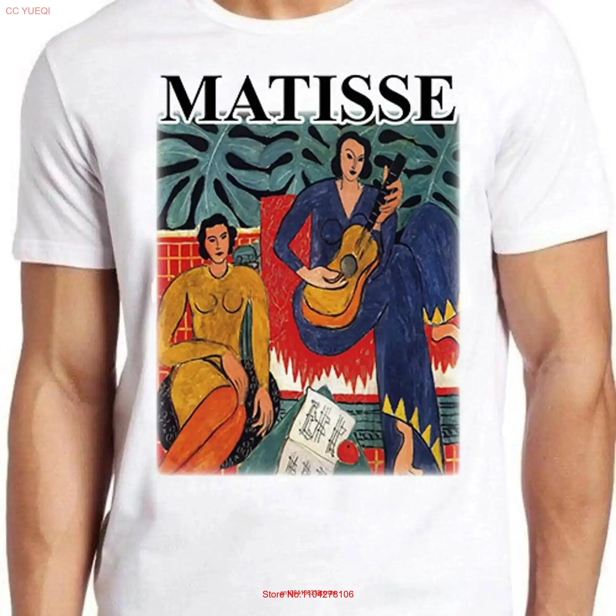 Matisse Painting T Shirt B1024 Music Exhibition Poster Cool Top long or short sleeves