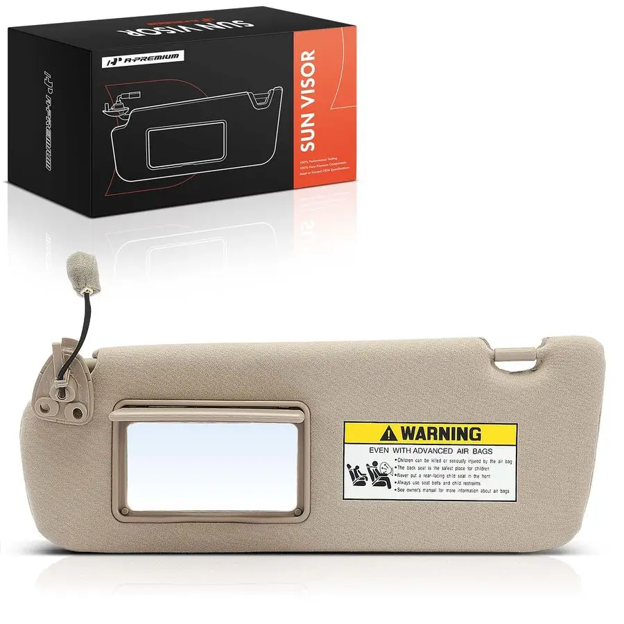 

Левый солнцезащитный козырек со стороны водителя, совместимый с Hyundai Sonata 2005 2006 2007 2008 2009 2010 с косметическим зеркалом, с раздвижным солнцезащитным козырьком