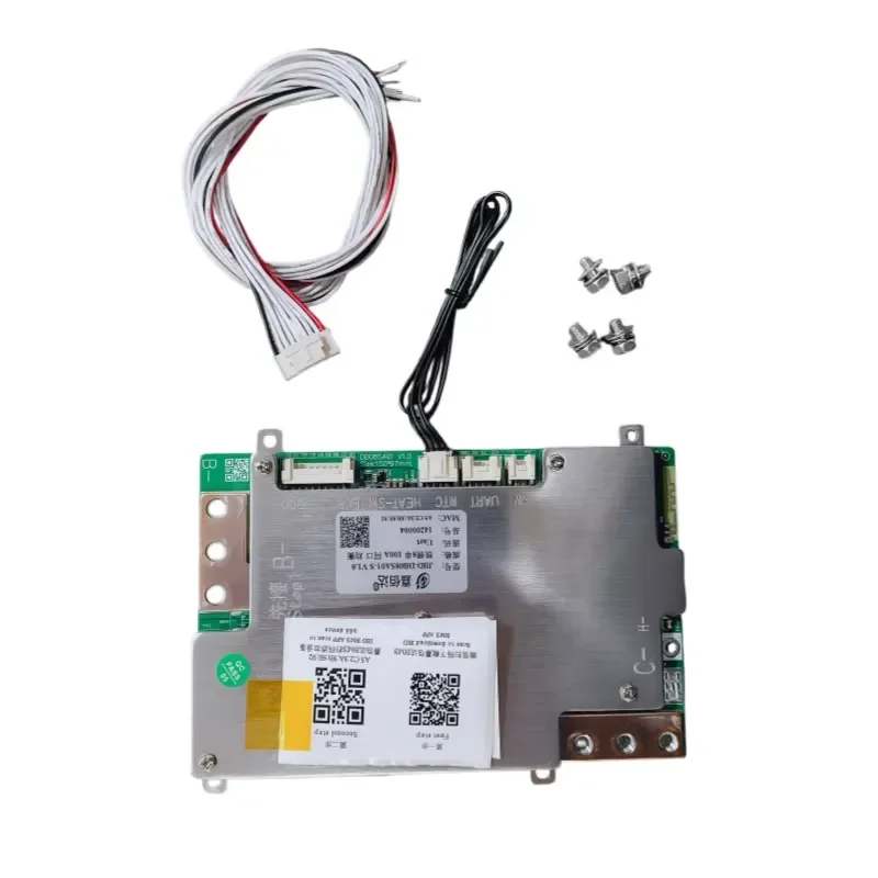 for 6S 7S 8S 24V LiFePO4 Battery Intelligent BMS 100A 150A 200A Protection Board with UART Communication JBD-DB08SA01