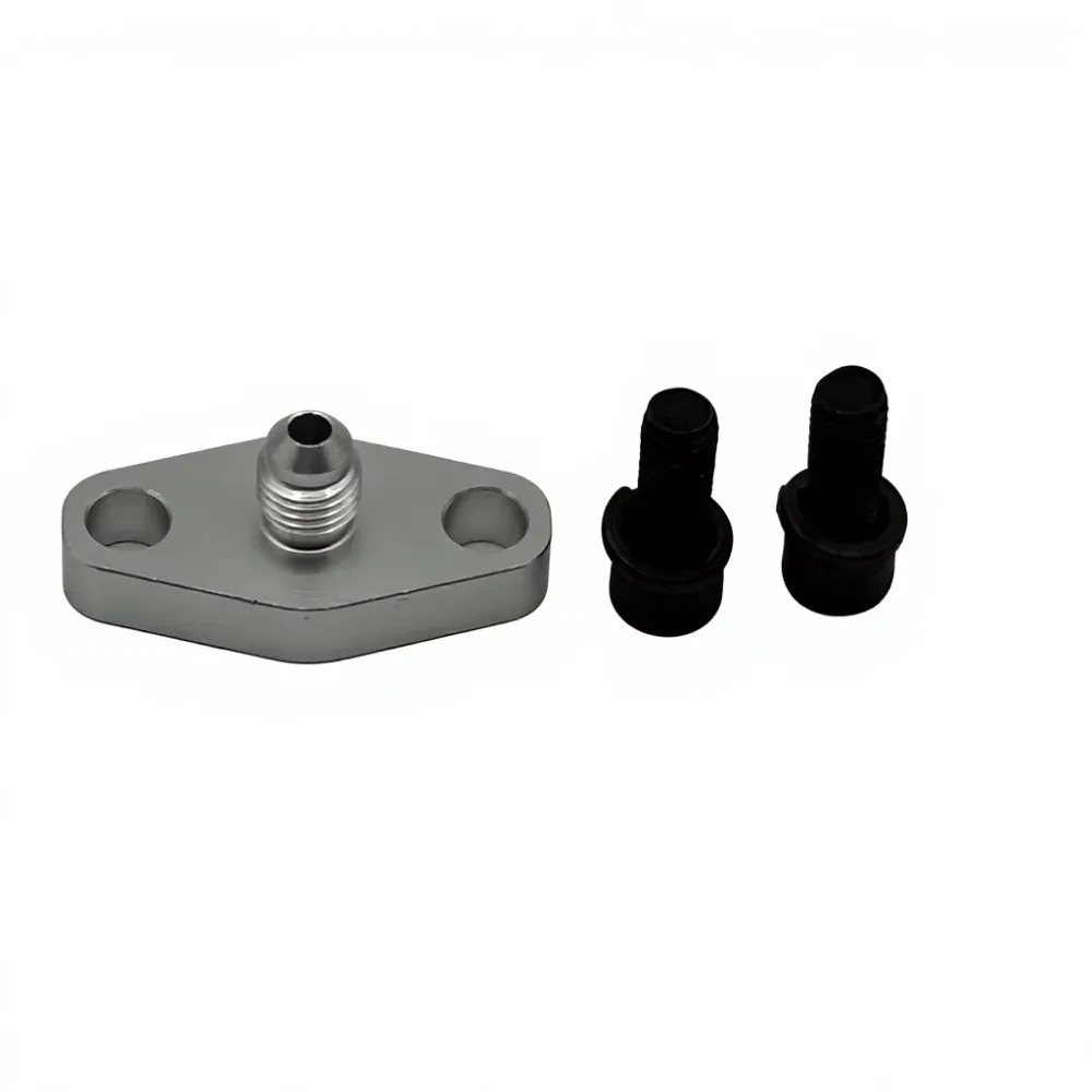 High Quality Restrictor Plate with oring an4 Male Hole Enlarged to 2.5 Millimeters Silver
