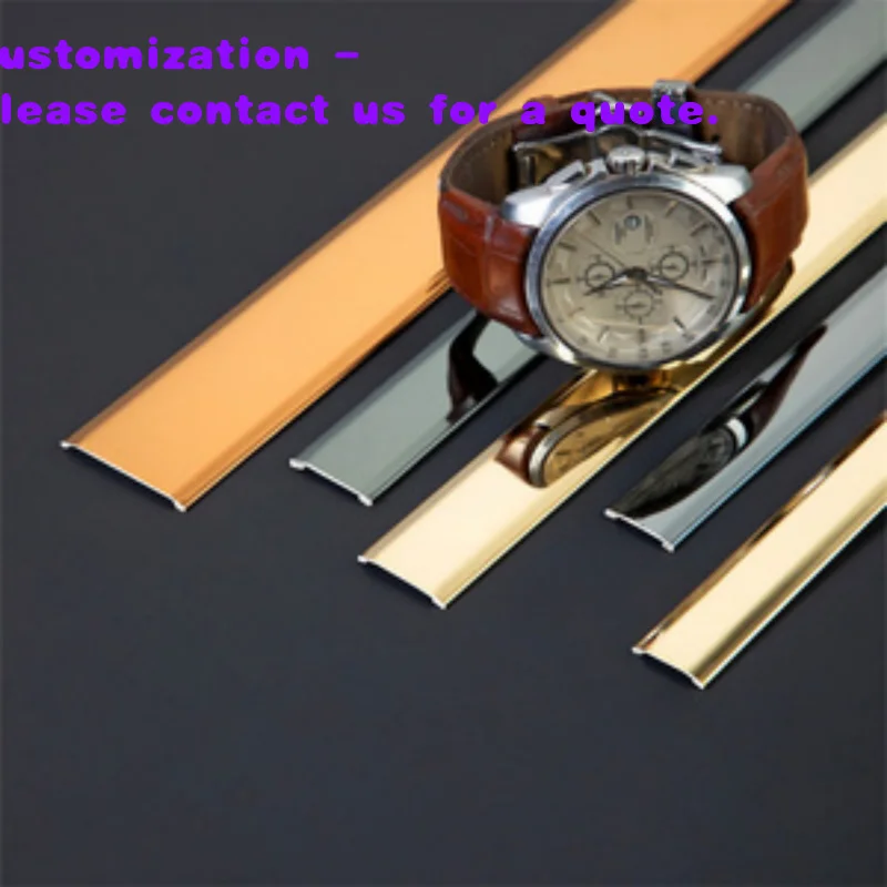 custom.Factory Modern Multiple Shapes Stainless Steel Metal Tile Trim Customizable Options 8K Mirror 5+ Ye