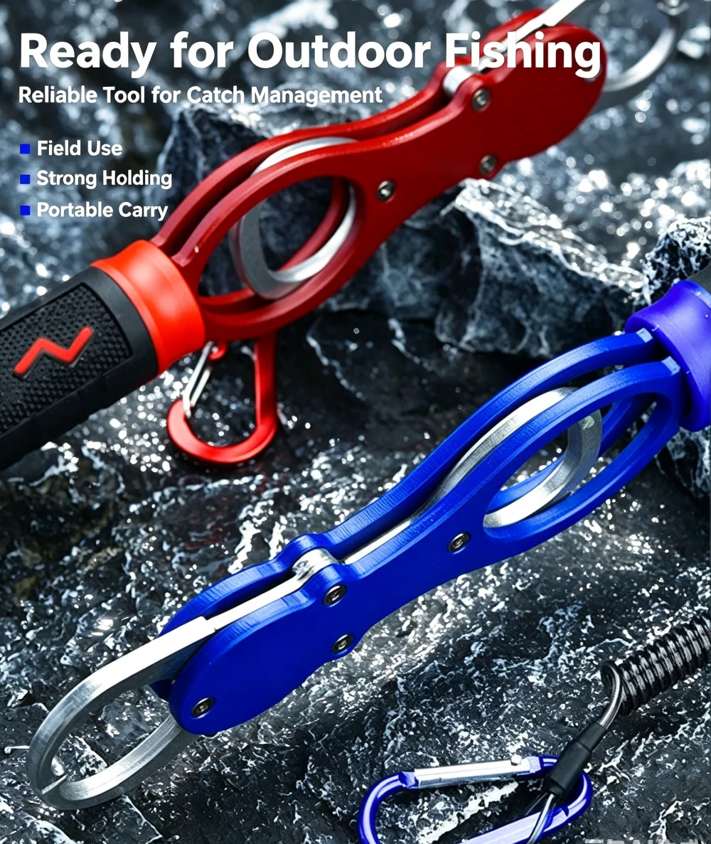 40lb Fischlippenzange mit Waage, Zangenset, Multifunktionswerkzeug zur Kontrolle großer Fische, Fischhalter, Fischklemme – Detail 5