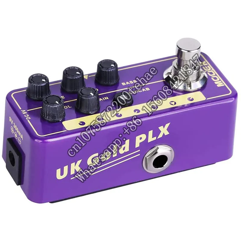 Mooer-Pedal de Efeito Rock Clássico, 70 Simulação Pedal Cabinet, Acústico Elétrico, 019, Uk Gold Plx, Micro Preamp, Acessórios de Guitarra