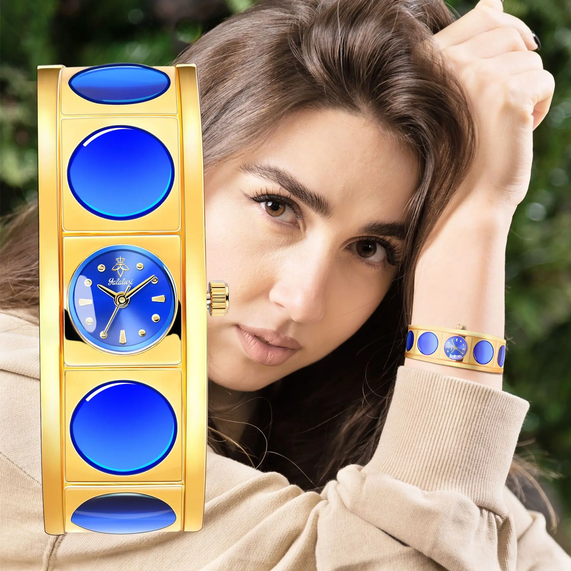 Integrated Bracelet Women'S Watch Jewelry Retro Women'S Watch Fashion Temperament Quartz New Watch Unique Wristwatch