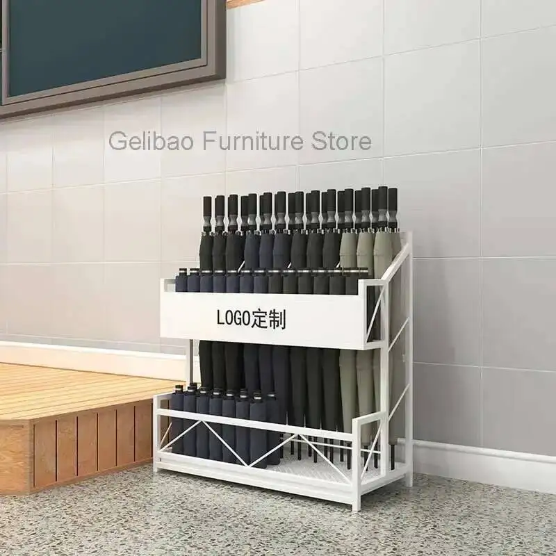 Black Display Outdoor Holder Adjjstable Customized Umbrella Metal Stand Umbrella Holder Storing Rack Suport Umbrele Hotel