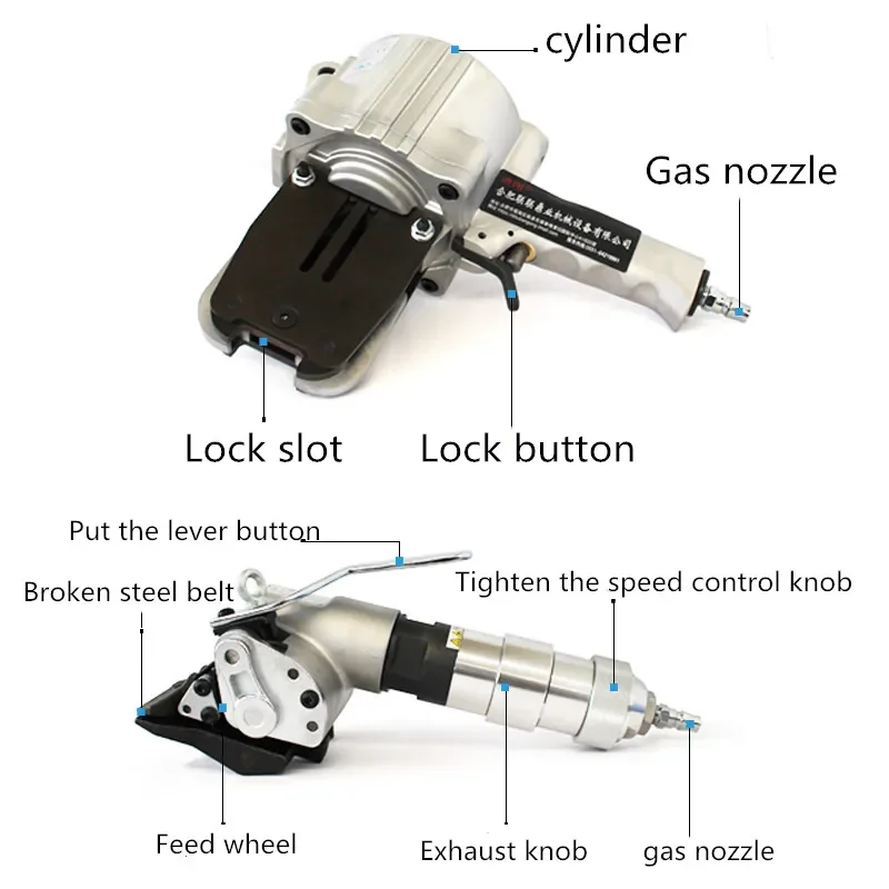 FTS19/25/32 Semi-automatic PP PET Iron Belt Separating Strapping Tool for Cartons