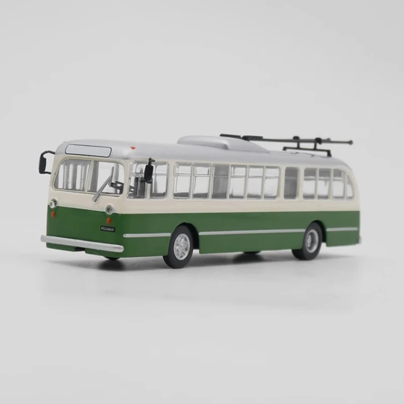 Diecast 1:72 Scale Pullman Serie 800 Trolleybus Alloy Car Model Finished Product Static Model Simulation Toy Collection Gift