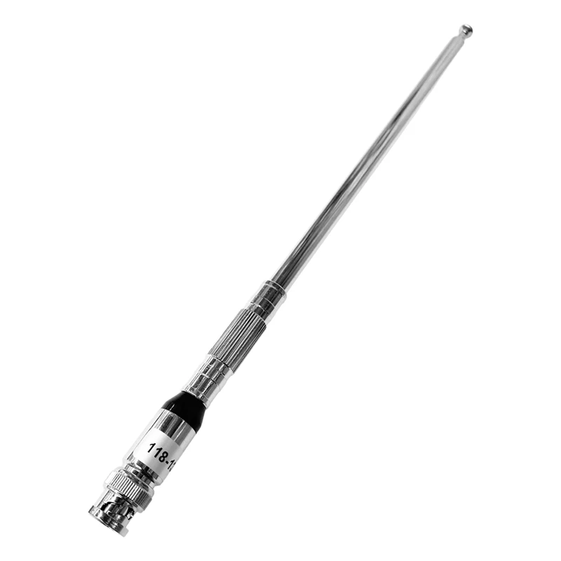 Y42A-118-136MHZ BNC Telescopic Antenna High Gains Airband Antenna For TH-28A TH-48A TH-78A Aviation Frequency