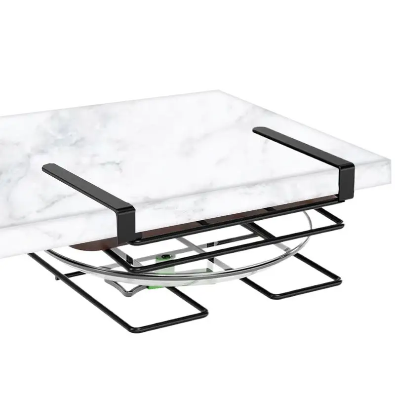 

Pan Lid Organizer Bakeware Organizer Rack Sturdy Cutting Board Rack Space Saving Pot And Lid Organizer For Kitchen Cabinet