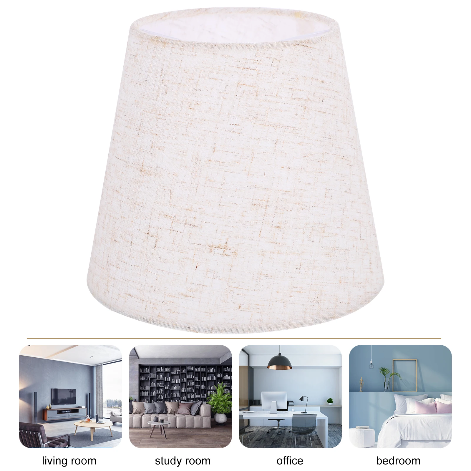

Sturdy Cloth Lampshade Replacement Table Lamp Shade Decorative Fabric Cover Wear-Resistant Design Easy Installation For