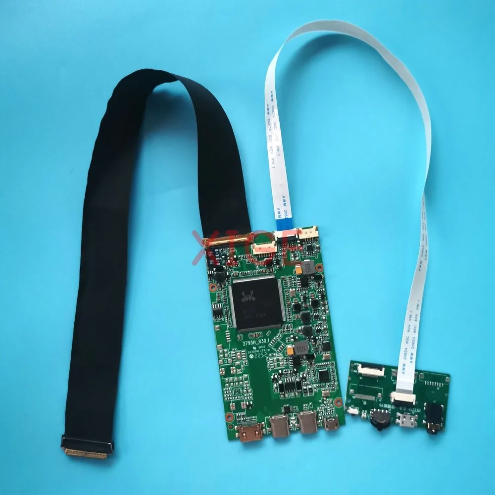 

Плата контроллера драйвера 4K для LQ133T1JW17 LQ133T1JW19 комплект DIY 2 TYPEC экран ноутбука 40-контактный EDP HDMI-Mini 2560x1440 13,3 дюйма