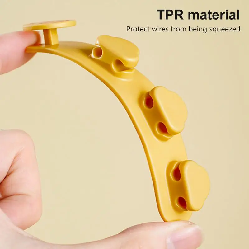 Cable Organizer Management Clips Cable Winder Adjustable Cord Holder Keeper Organizer for Home Office Cable Organizer Holder