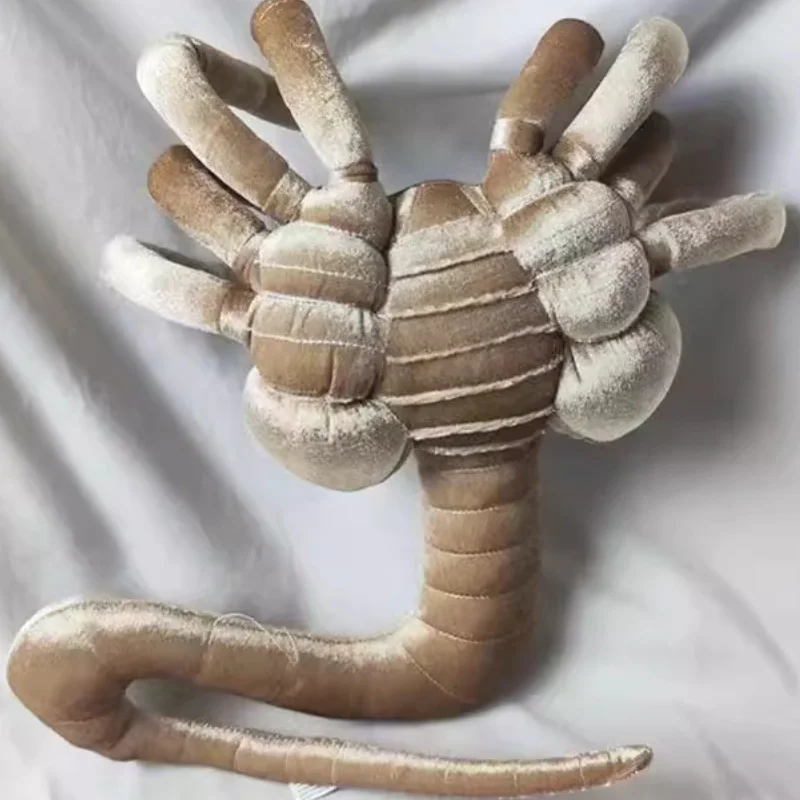 2024 Alien Romulus Plüsch Puppe Facehugger Peripherie geräte Horror kreative Long Tail Spielzeug Serie Sofa Schlafzimmer Ornament Geburtstags geschenk