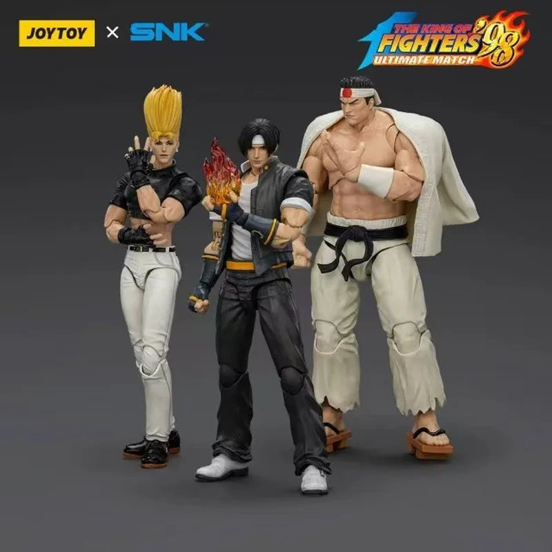 

JOYTOY Dark Source xSNK King of Fighters' 98UM 1:18 Scale Action Figures Set Three Person Team Mobile Soldier Collectible Toys