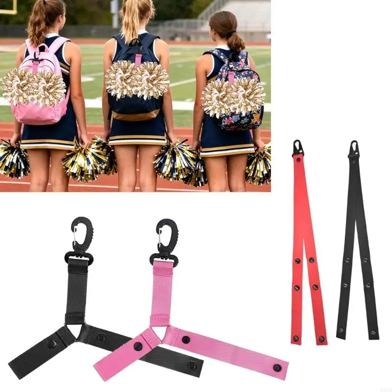 

Bobbles Holder Adjustable Strap Light weight & Portable Pom Carriers Lanyard Cheerleading Accessories Easy to Use 69HD
