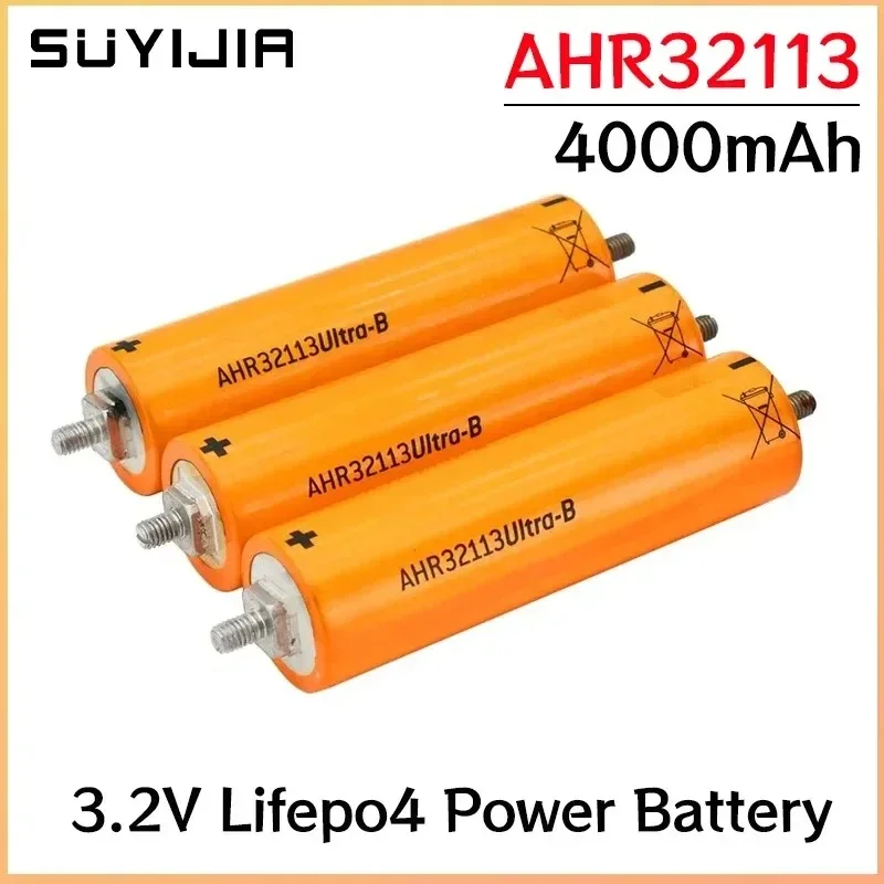 For A123 AHR32113 Lifepo4 Battery 3.2V 4000mAH 45C Rechargeable Lithium Iron Phosphate Power Battery Complete New Manufacture