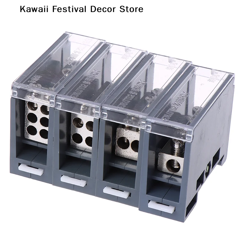 1PCS 1 in 1/2/4/6 Out 150A Din Rail Terminal Block Distribution Box One in Multiple Out Power Junction Box for Circuit Breaker