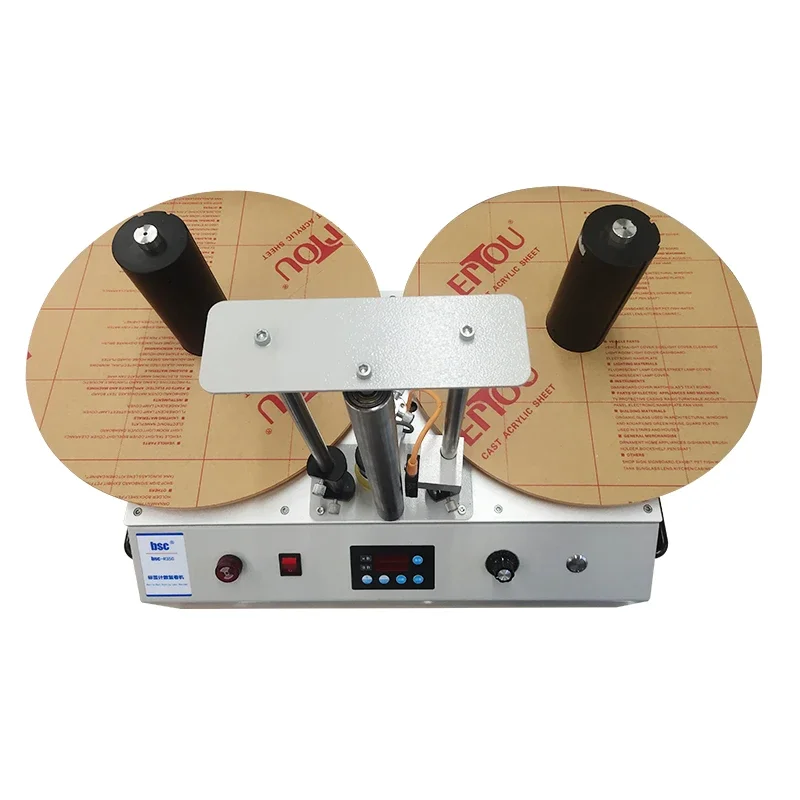 With meter counter Roll to Roll label rewinder bsc-R350  label rewinder with quantity counter reel to reel label rewinder