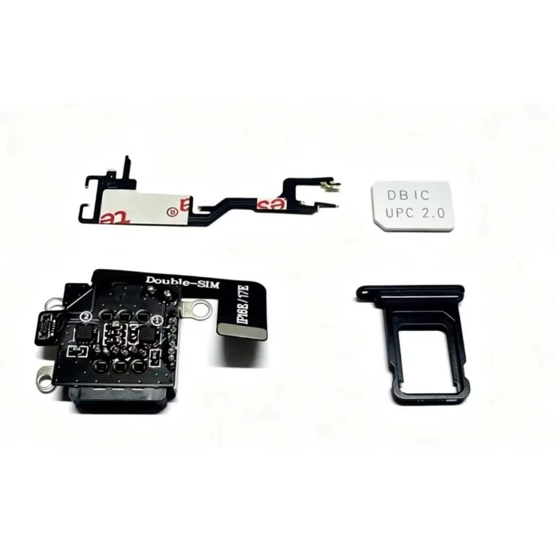 Built in DB IC with Sim tray and with MEP flex and with white card for IP16e and 17E Single/Dual Card Flex Cable repair