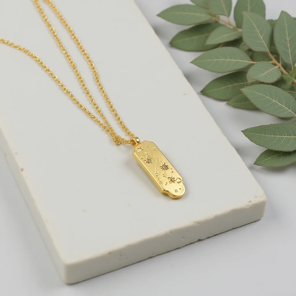 Round Pendant Necklace Titanium Steel Titanium Steel Necklace Astrology Pendant Necklace Adjustable For Astrology Lovers Daily
