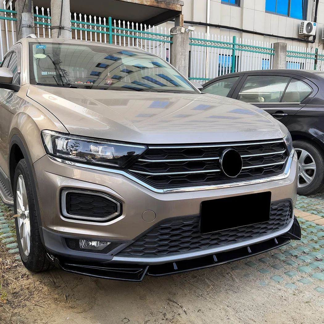 Applicable to Volkswagen Tangge T-Roc Standard Edition 2018-2022 Integrated Front Lip Front Shovel Spoiler Surrounding