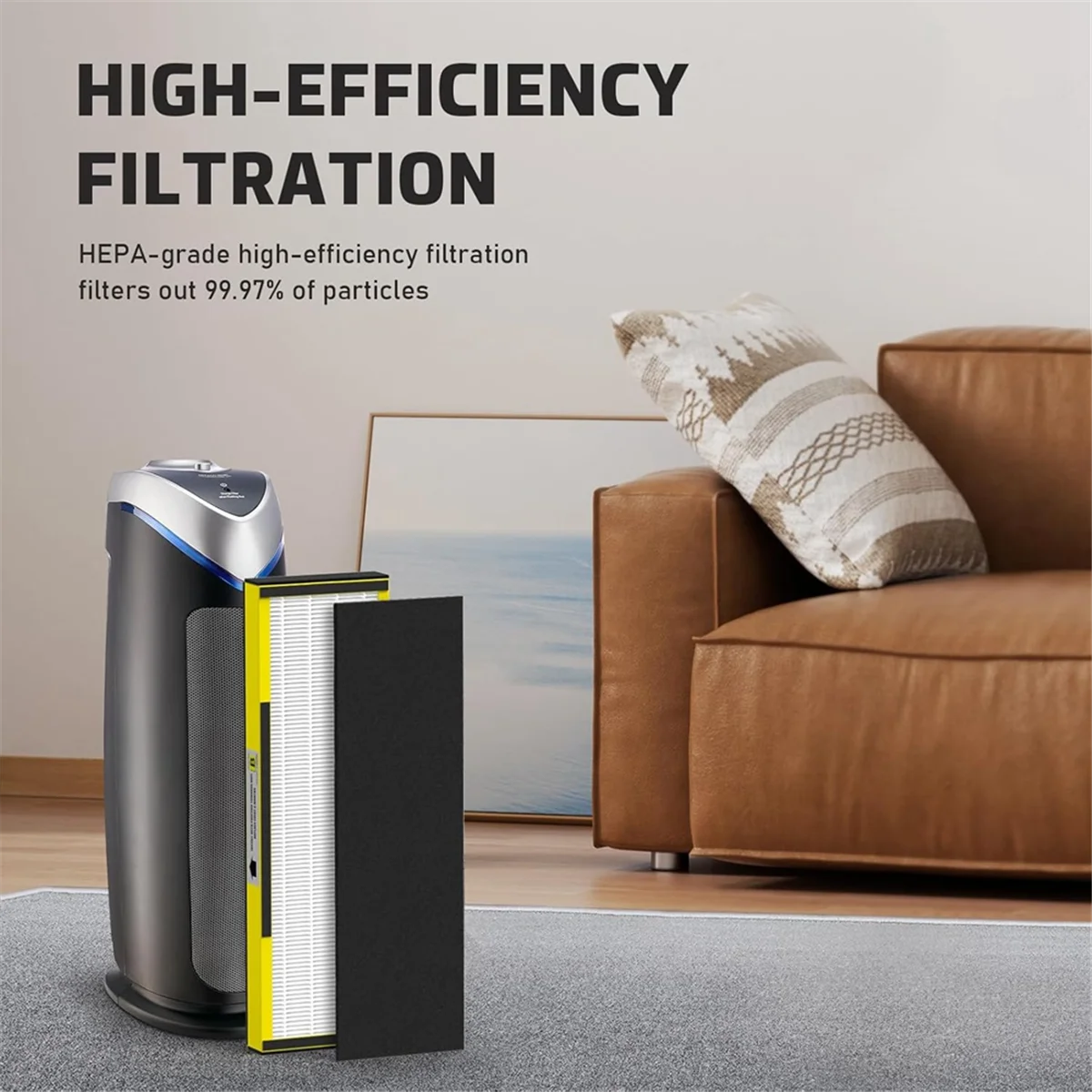 

4 Pack FLT4825 HEPA Filter B Replacement Compatible with AC4825 AC4825E AC4300 AC4800 AC4900 AC4850