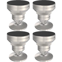 Soportes de altavoz antivibración para dispositivos HiFi, Protector de suelo ajustable, soporte de 218KG, 4 piezas