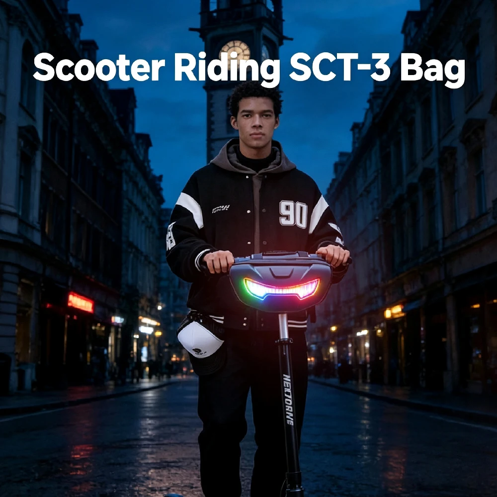 Mountain Biking App - Wetterfeste Fahrradlenker-Aufbewahrungstasche, LED-Display & APP-Synchronisation, Vordertasche
