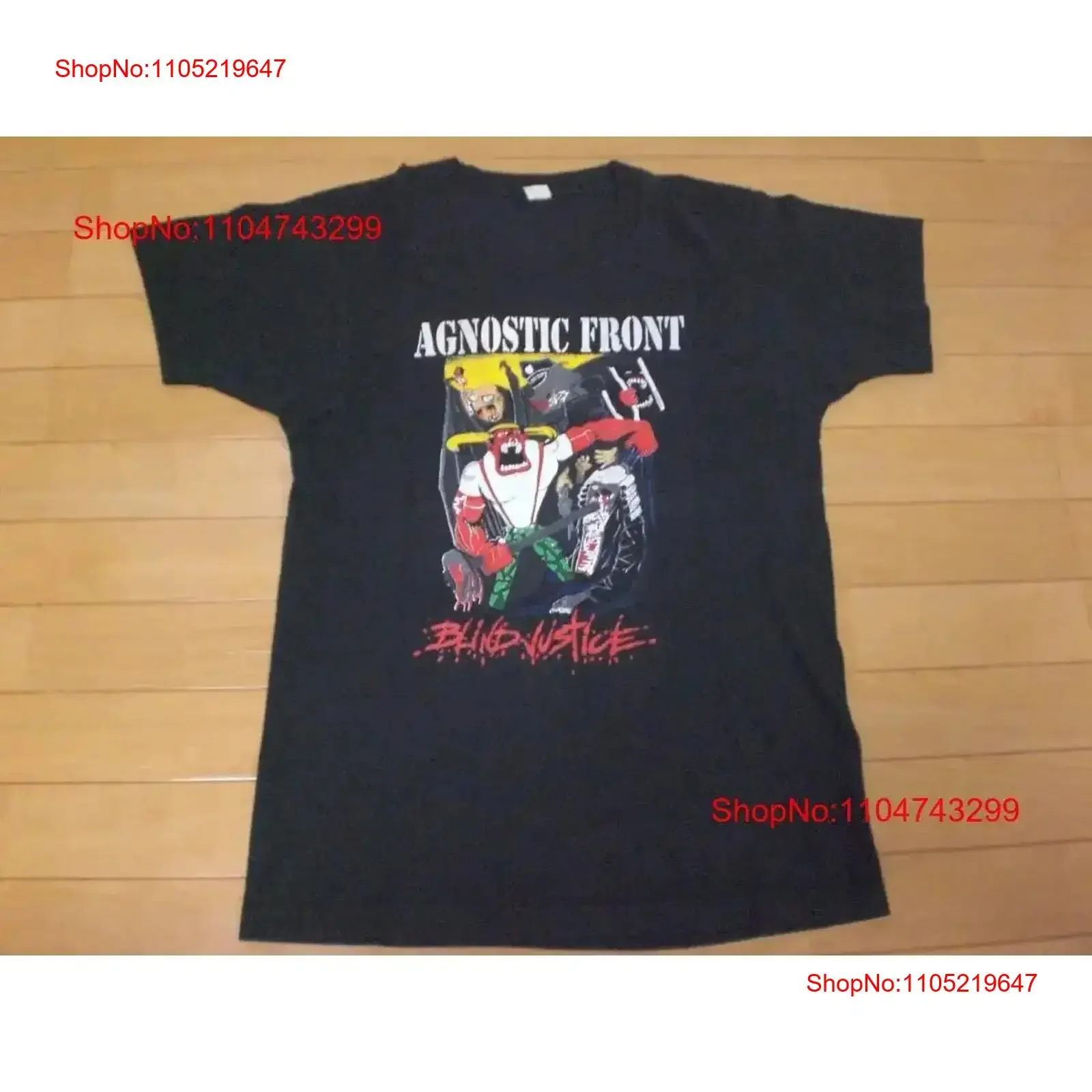 90S Agnostic Front T Shirt Nyhc Madball H2O Merauder Bad Brains vintage Washed Slightly Stylish Casual homme Soft Versatile