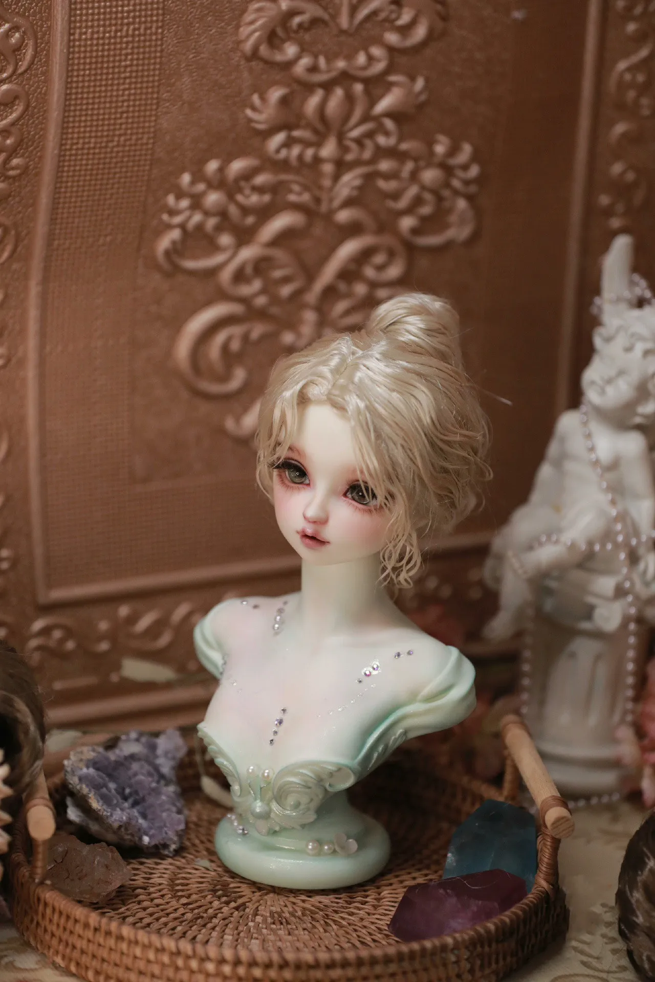 Laid-Back Style 1/3 BJD Doll Imitation Mohair Styling Hair Free Shipping