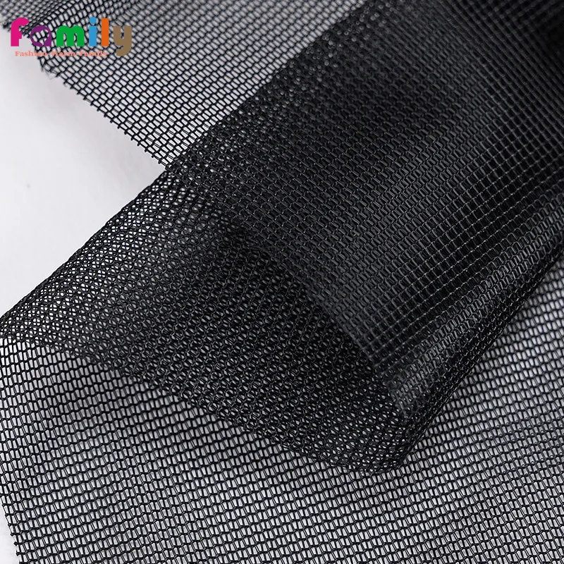 High Quality 152x500cm Small Grid Mesh Fabric Solid Hard Net Fabric for Office Chair Window Screening Outdoor Product Diy Sewing