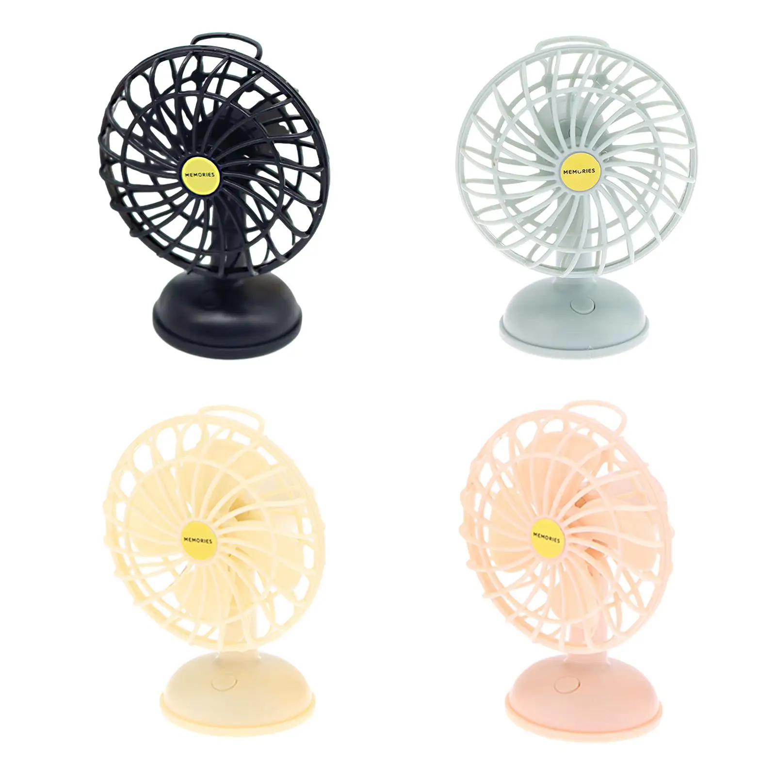 Dollhouse Móveis para Favores Do Partido, Desk Fan, 1:12, 1:6