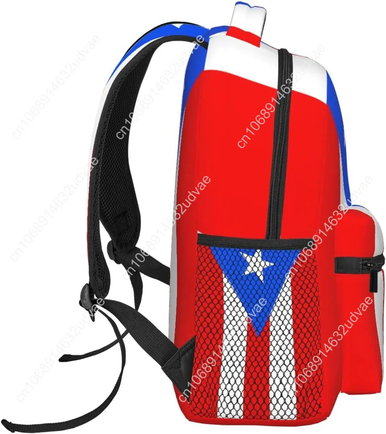Puerto Rico Flag Backpack Lightweight Puerto Rico Backpack Travel Hiking Daypack Backpack For Men Women