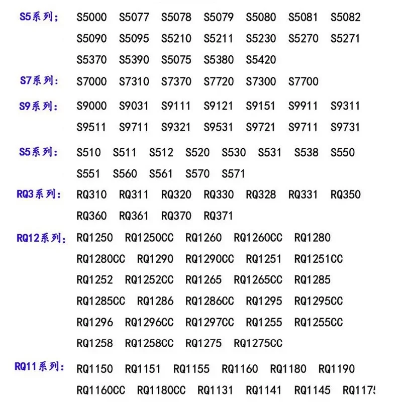 ماكينة حلاقة اللحية ماكينة تشذيب الرأس قطع غيار لشركة فيليبس نوريلكو RQ300، RQ1200، RQ1100، سلسلة 5000/7000/9000 ماكينة حلاقة كهربائية