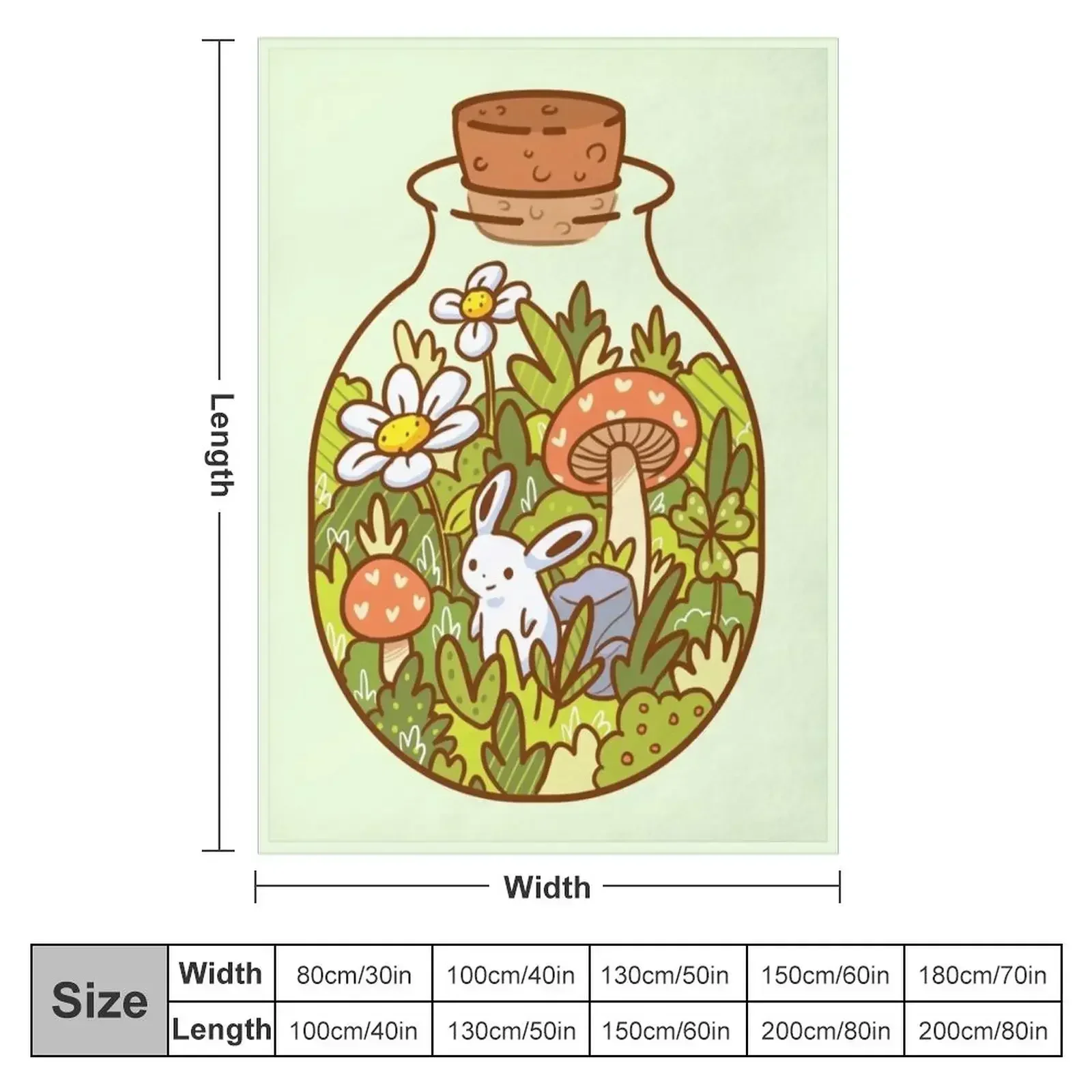 Bunny in a Bottle Throw Blanket heavy to sleep for sofa Blankets For Bed Extra Large Throw Camping Decorative Sofas Blankets