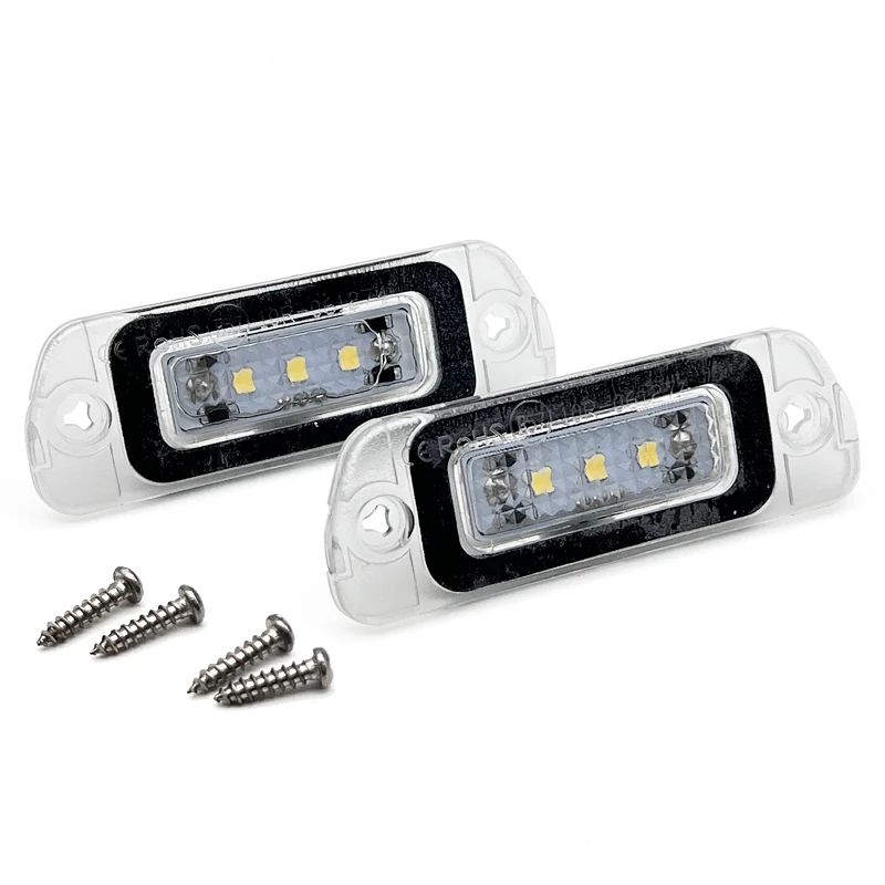 LED License Plate Light For Benz GL-Class X164 2007-201 ML-Class W164 2005-2011 R-Class W251 2006-2011 Replace OEM 2518200166