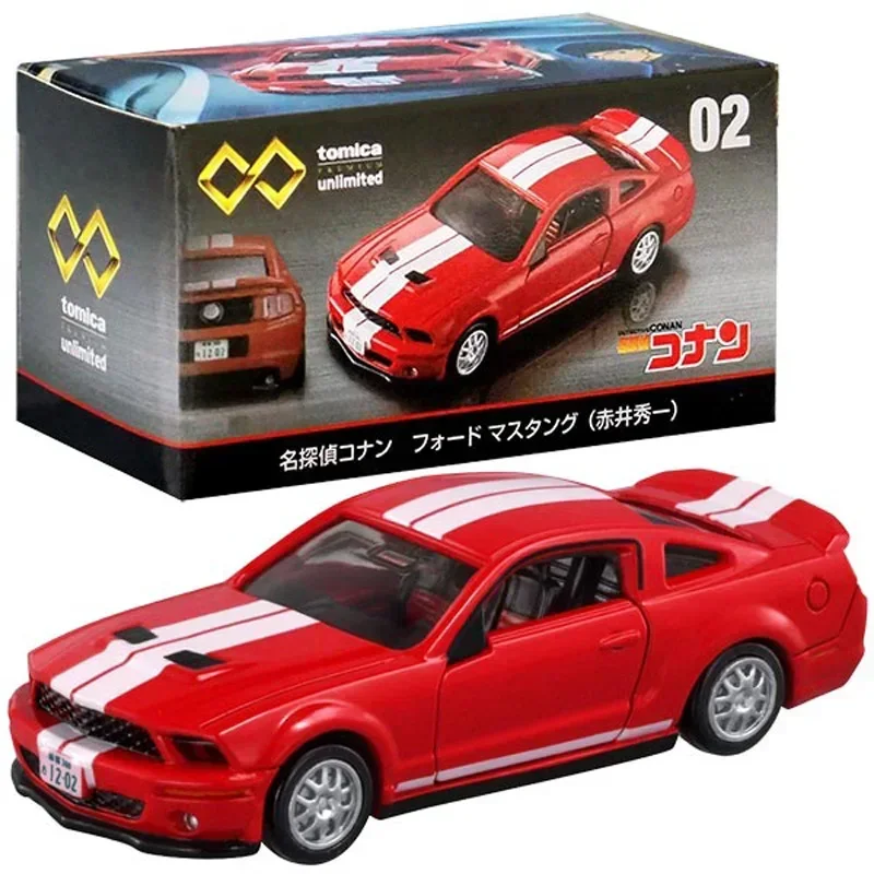 TOMY Tomica Unlimited RX7 Mustang DMC-12 GTR EVO Alloy Diecasts & Toy Vehicles Car Model Miniature Scale Model Car For Children